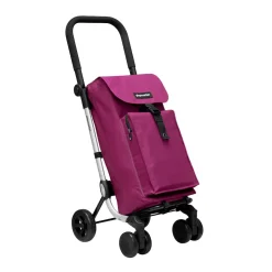 Die moderne Hausfrau Einkaufstrolley GO LITE dunkelrot