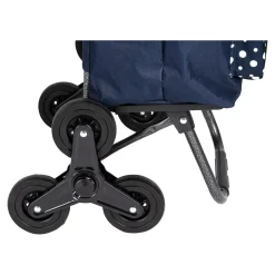 Die moderne Hausfrau Einkaufstrolley „Treppensteiger Punkte“ 2.0