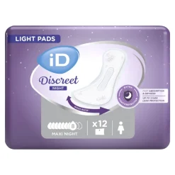 Die moderne Hausfrau Einlagen, Discreet Light "Maxi Night", 12 Stück