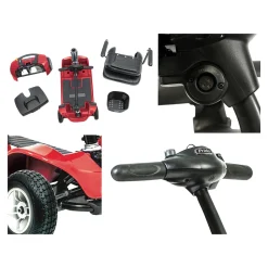 Die moderne Hausfrau Elektromobil M24L, 6 km/h rot