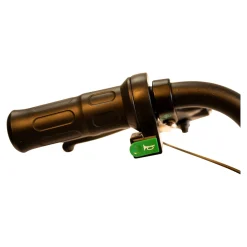 Die moderne Hausfrau Elektroroller AT52317 mit Tasche & Korb blau