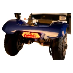 Die moderne Hausfrau Elektroroller AT52317 mit Tasche & Korb blau