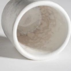 Die moderne Hausfrau Espressobecher-Set, Steinzeug Alpenwiese Beere / Creme