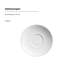 Die moderne Hausfrau Espressotassen-Set, Porzellan Barca