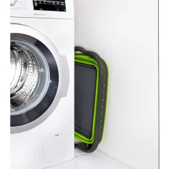 Die moderne Hausfrau Faltbarer Wäschekorb "Trend" grün