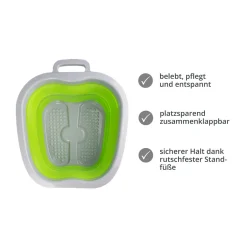 Die moderne Hausfrau Faltbares Fußbad