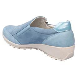 Damen Die moderne Hausfrau Fashion-Halbschuh „Hanne“ rauchblau
