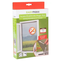 Die moderne Hausfrau Fenster-Insektennetz "Magic Klick" mit Magnetbefestigung, 150x130 cm, zuschneidbar