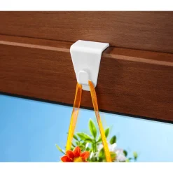 Die moderne Hausfrau Fenster-Klipp, 5 Stück weiß