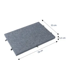 Die moderne Hausfrau Filz-Puzzletisch