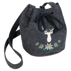 Damen Die moderne Hausfrau Filz-Umhängebeutel „Landhaus“