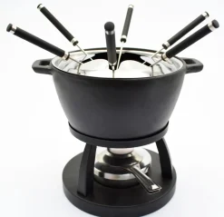 Die moderne Hausfrau Fondue Set, Gusseisen -