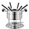 Die moderne Hausfrau Fondueset, Edelstahl -