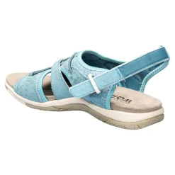 Damen Die moderne Hausfrau Freizeit-Sandale „Franzi“ rauchblau