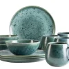 Die moderne Hausfrau Frühstücks Set, Steinzeug Carellia Blau