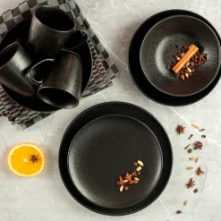 Die moderne Hausfrau Frühstücks Set, Steinzeug Essential