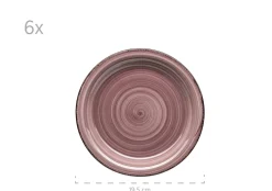 Die moderne Hausfrau Frühstücksgeschirr, Steingut Lumaca Berry