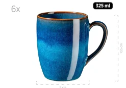 Die moderne Hausfrau Frühstücksset, Keramik OSSIA