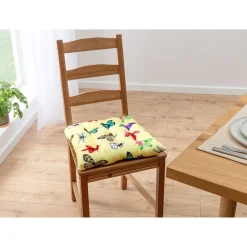 Die moderne Hausfrau Frottee-Sitzkissen „Schmetterling“