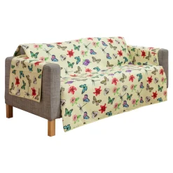 Die moderne Hausfrau Frottee-Sofaschoner „Schmetterling“