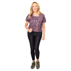 Damen Die moderne Hausfrau Funktionsshirt „Leo“ 2 in 1