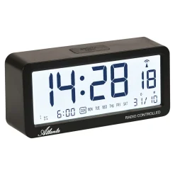 Die moderne Hausfrau Funkwecker schwarz