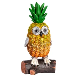 Die moderne Hausfrau Gartenfigur "Ananas-Eule"