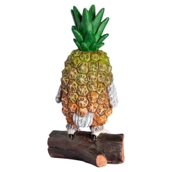 Die moderne Hausfrau Gartenfigur "Ananas-Eule"