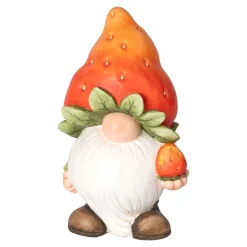 Die moderne Hausfrau Gartenfigur „Fruchtwichtel" Eduard Erdbeere