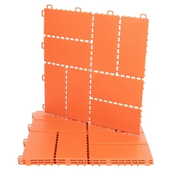 Die moderne Hausfrau Gartenplatten, 4 Stück terracotta