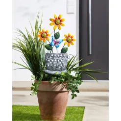 Die moderne Hausfrau Gartenstecker „Frühlingswelt“