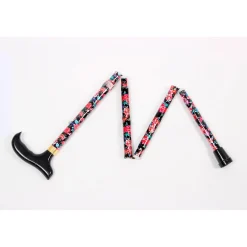 Die moderne Hausfrau Gehstock, faltbar, höhenverstellbar Fleur