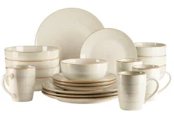 Die moderne Hausfrau Geschirr Set, Steinzeug Valmera Hellgrün