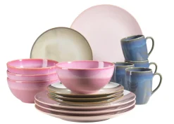 Die moderne Hausfrau Geschirr-Set, Keramik Ossia Hellblau