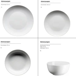 Die moderne Hausfrau Geschirr-Set, Porzellan Barca