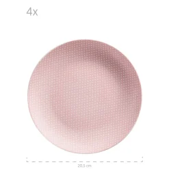 Die moderne Hausfrau Geschirr-Set, Porzellan Kitchen Time II Rosa