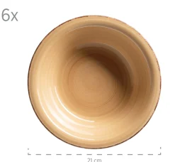 Die moderne Hausfrau Geschirr-Set, Steingut Lumaca Laguna