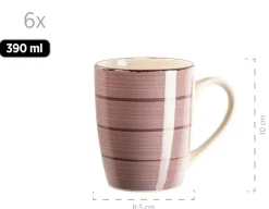 Die moderne Hausfrau Geschirr-Set, Steingut Lumaca Berry