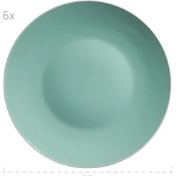 Die moderne Hausfrau Geschirr-Set, Steinzeug Elissa Grün