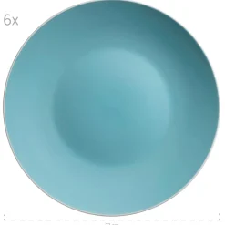 Die moderne Hausfrau Geschirr-Set, Steinzeug Elissa Türkis