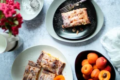 Die moderne Hausfrau Geschirr-Set, Steinzeug Glendale 4 x Speisteller, 4 x Dessertteller, 4 x Kaffeebecher, 4 x Müslischale