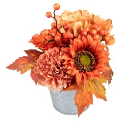 Die moderne Hausfrau Gesteck „Herbstblumen“