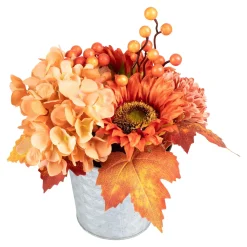 Die moderne Hausfrau Gesteck „Herbstblumen“