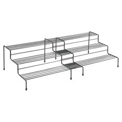 Die moderne Hausfrau Gewürzregal "X-Tend" Lava mit 3 Etagen, 2 Stück