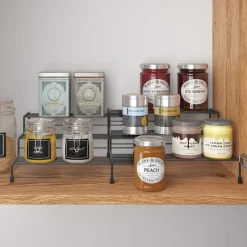 Die moderne Hausfrau Gewürzregal "X-Tend" Lava mit 3 Etagen, 2 Stück