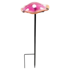 Die moderne Hausfrau Glas-Gartenstecker „Pilz“