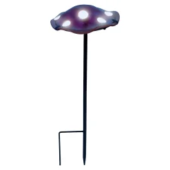 Die moderne Hausfrau Glas-Gartenstecker „Pilz“