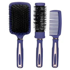 Die moderne Hausfrau Haarbürsten-Set, 3-teilig