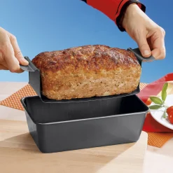 Die moderne Hausfrau Hackbraten-Form mit Fettauffangfunktion