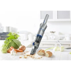 Die moderne Hausfrau Hand und Bodenstaubsauger 